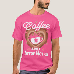 Camiseta Garoto do Café e Filmes de Terror