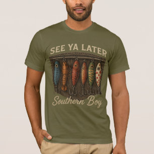 Camiseta Garoto do Sul Pesca Caça Rústica