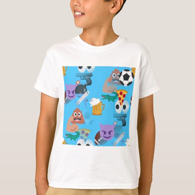 Camiseta garoto emoji (Frente)