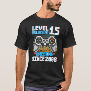 Camiseta Garoto Jogador De 15 Anos Desde O Aniversário De 1