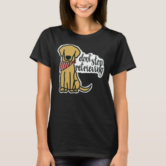Camiseta Garoto Labrador Amarelo Não Pare de Recuperar
