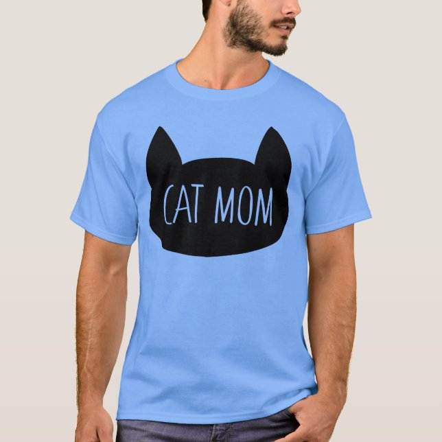 Camiseta Garoto Mamãe de gatos (Frente)