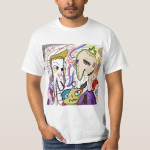 Camiseta garoto mau da arte de rua