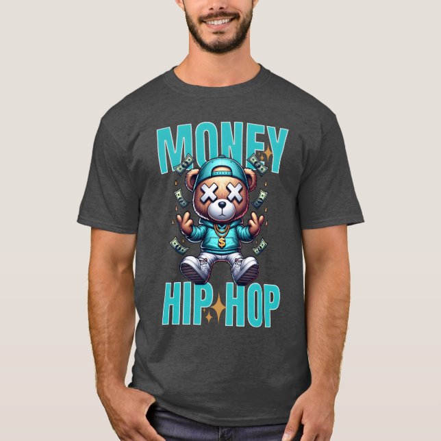 Camiseta Garoto Money HipHop (Frente)