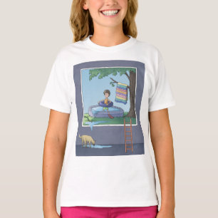 Camiseta Garoto na piscina de criança T-Shirt