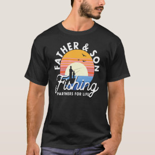 Camiseta Garoto Pescador Amigo Fisher Pescador Pai e Filho