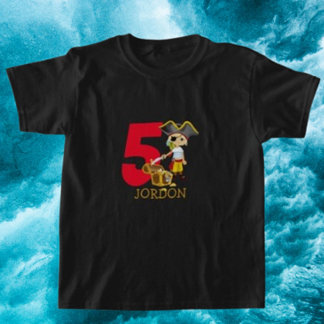 Camiseta Garoto Pirata Bonitinho