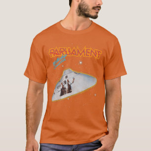 Camiseta Garoto presente da conexão da nave espacial de Geo
