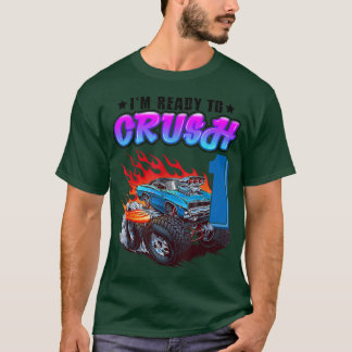Camiseta Garoto primeiro aniversario Blaze Carro 1 Ano, Mon