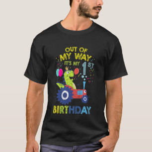 Camiseta Garoto primeiro aniversario de 1 ano de idade Trac