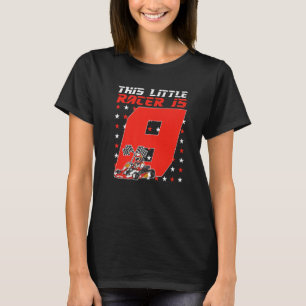Camiseta Garoto Race Carro de 8 Anos Criança Corrida de Rap