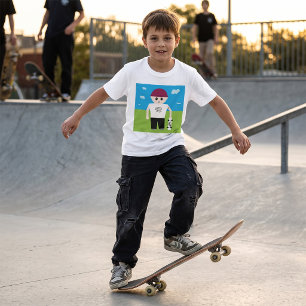 Camiseta Garoto Skatista