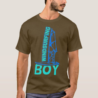 Camiseta Garoto Windsurfing Fan Sailboard Boys
