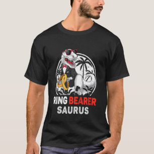 Camiseta Garotos, Anel-Anel Tux T Rex