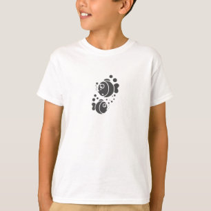 CAMISETA GAROTOS COM ESTILO DE ARTE E DESIGN