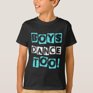 Camiseta Garotos Dançam Para Dancer de Balé de Toque de Fon