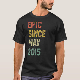 Camiseta Garotos de 7 de Aniversário Meninas De 7 Anos Epic