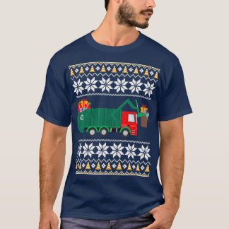 Camiseta Garotos De Caminhão De Natal Dão Lixo Engraçado