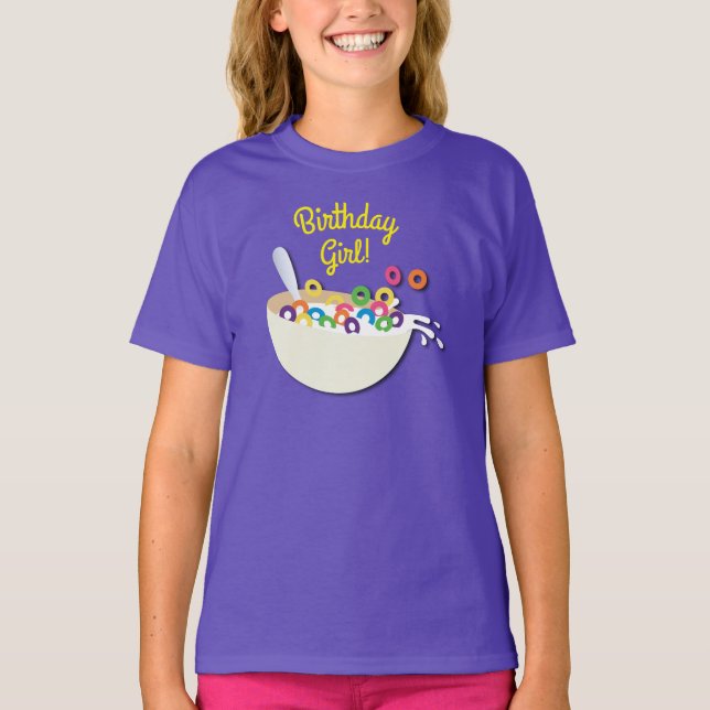 Camiseta Garotos de cereja, Festa de aniversário de sabão (Frente)