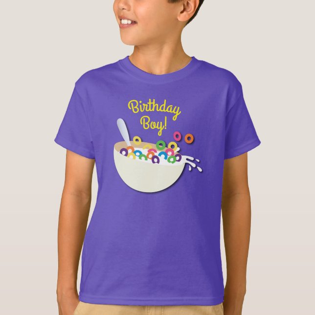 Camiseta Garotos de cereja, Festa de aniversário de sabão (Frente)