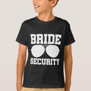 Camiseta Garotos de Festa de casamento do Anel de Segurança