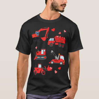 Camiseta Garotos dias de os namorados Truque de Construção