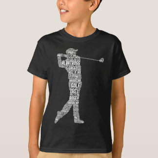 Camiseta Garotos do Golf Club Golfer Golfing