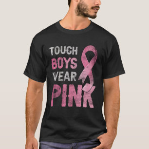 Camiseta Garotos duros Vestem Mês de consciência do cânc