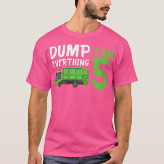 Camiseta Garotos Garbage Truck Dump Tudo Que Sou 5 Cuecas B