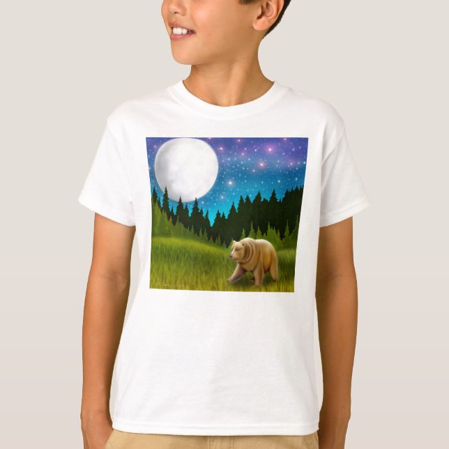Camiseta Garotos Grizzly do Big Sky (Frente)