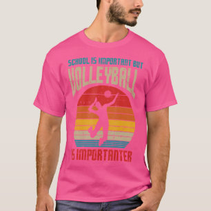Camiseta Garotos importantes de voleibol na escola