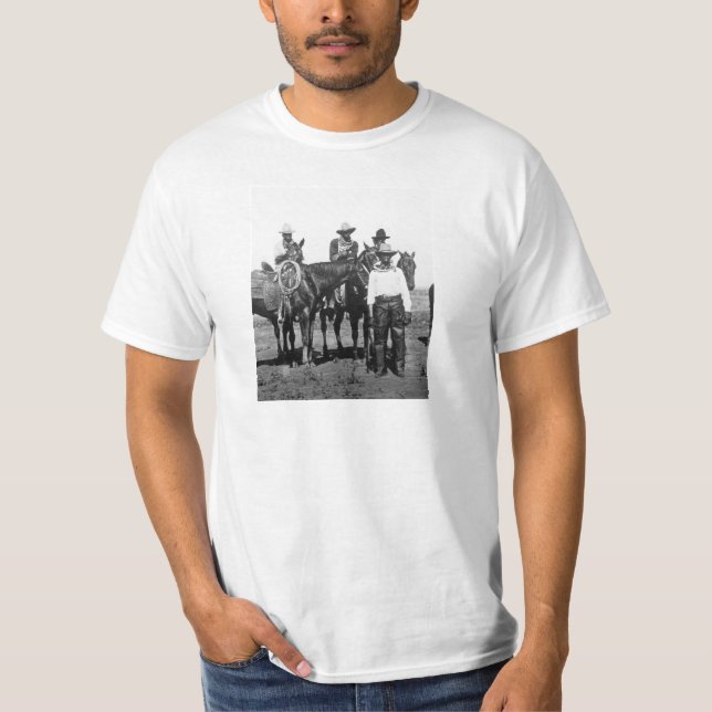 Camiseta Garotos Negros Em Bonham Texas 1890 (Frente)