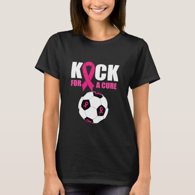 Camiseta Garotos Rosa Fita Soccer Bola Para Meninos Chute (Frente)