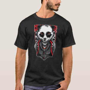 Camiseta Garra de Panda Olhos Fortes Guerreiro Caçador Gato