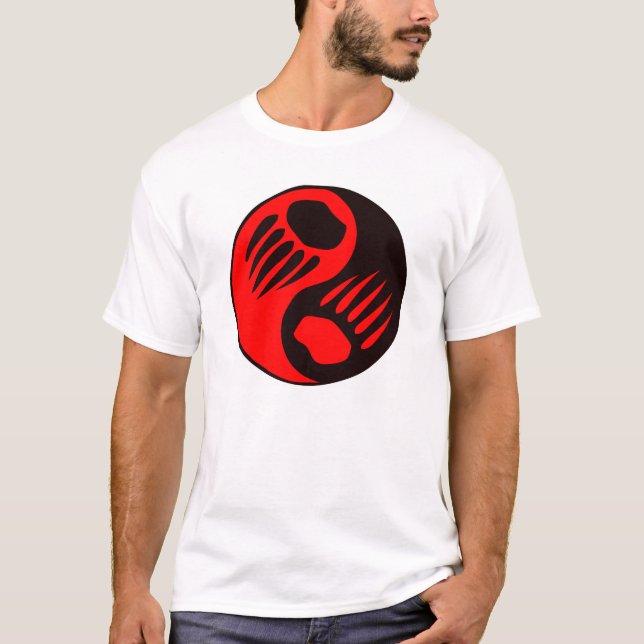 Camiseta Garra de urso Yin Yang (Frente)