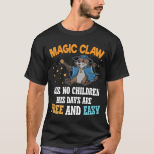 Camiseta Garra Mágica Não Tem Filhos Os Dias Dele São Camis