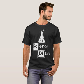 Camiseta Garrafa da ciência que quebra o branco mau Heis de