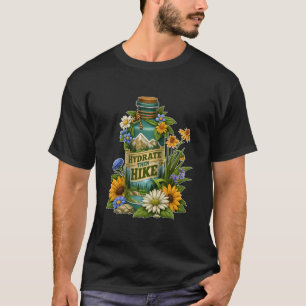 Camiseta Garrafa de Água da Natureza Hidratar e Depois Cami