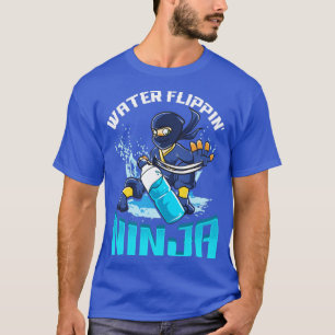 Camiseta Garrafa de água Ninja Engraçado Jogo Humor