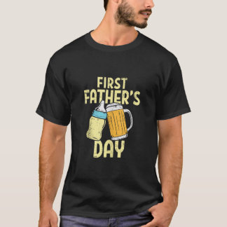 Camiseta Garrafa de alimentação do primeiro Dia de os pais 