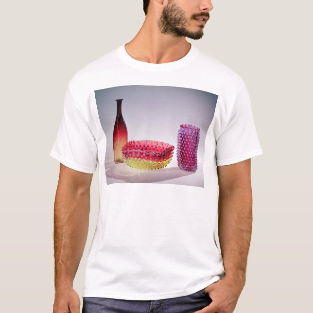 Camiseta Garrafa de Amberina, Nova Inglaterra Vidro (Frente)