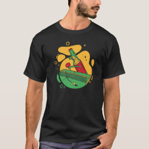 Camiseta Garrafa De Cerveja Com Mesa Bat Beer Reproduz Mesa