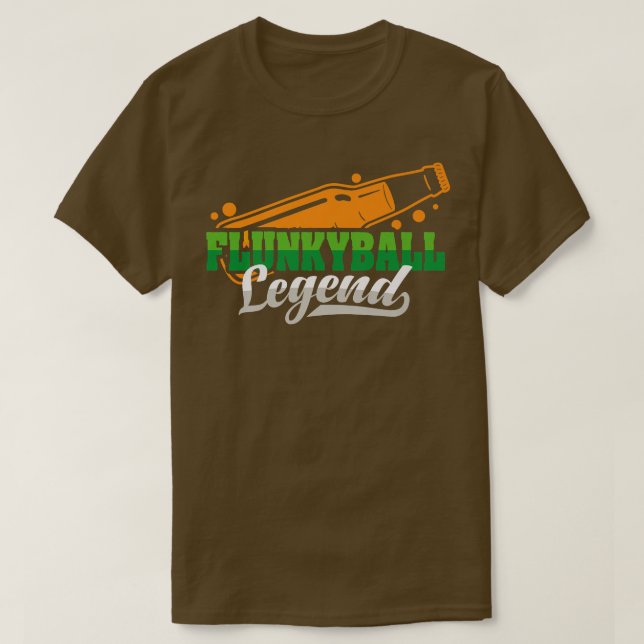 Camiseta Garrafa de Cerveja Flunky Ball Bebendo do Jogo (Frente do Design)