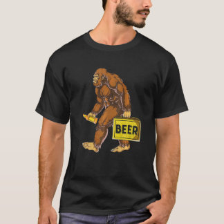 Camiseta Garrafa de cerveja Sasquatch engraçado de Bigfoot