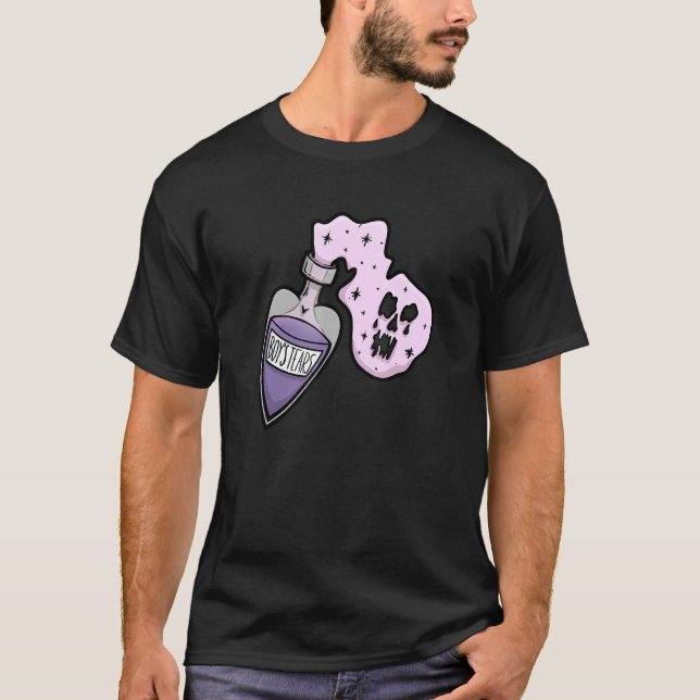 Camiseta Garrafa de Gótico de Pastel de Pastel (Frente)