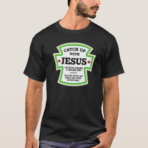 Camiseta Garrafa De Ketchup Jesus Cristo Pun T-