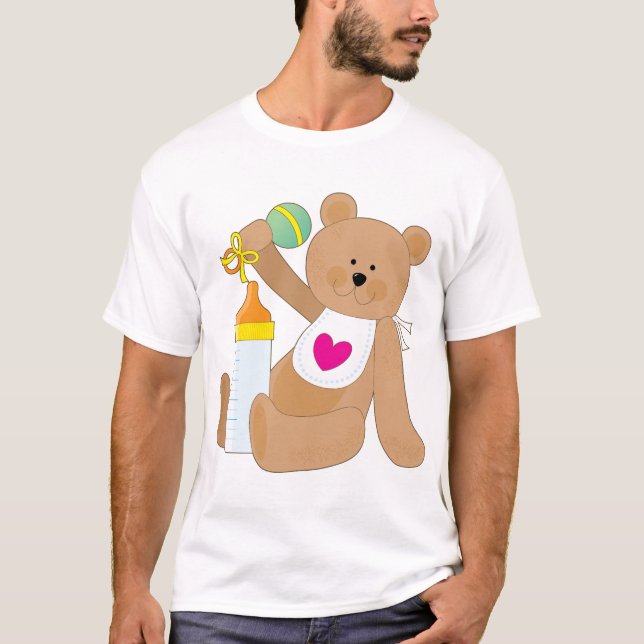 Camiseta Garrafa e babador de bebê (Frente)