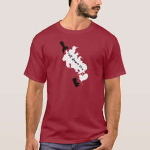 Camiseta Garrafa quebrada CDF (marrom)