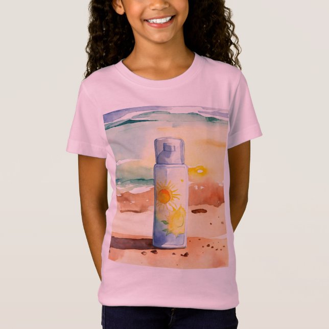 Camiseta Garrafa Solar da Aquarela (Frente)