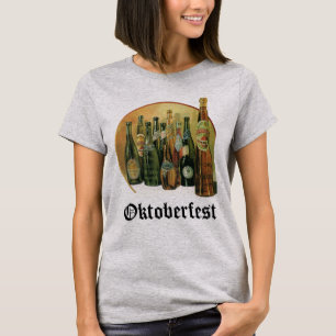 Camiseta Garrafas de Cerveja Importada Antiga, Oktoberfest!